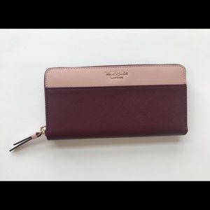 ♠️ Kate Spade Large Cameron Zip Around Wallet NEW
